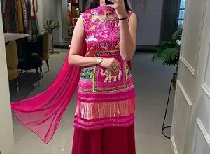Crop Top Lehenga for Women