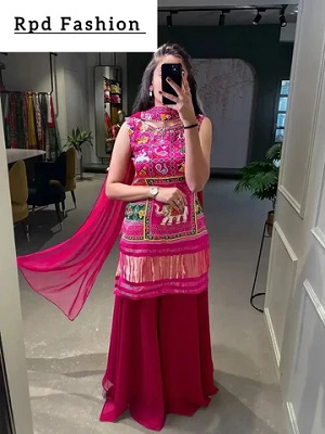 Crop Top Lehenga for Women