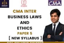 CMA Inter Law Classes in India