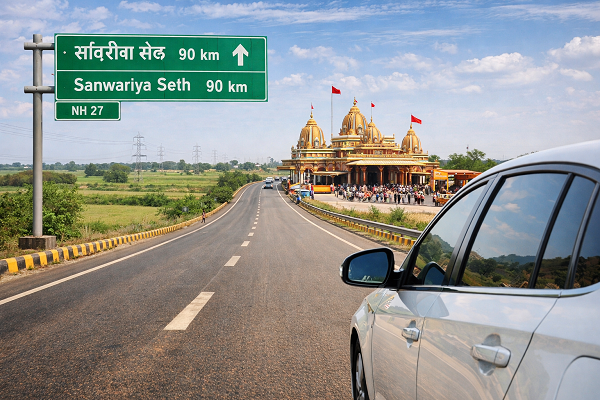 Jaipur to Sanwariya Seth Cab