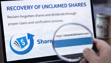 RECOVERY OF UNCLAIMED SHARES