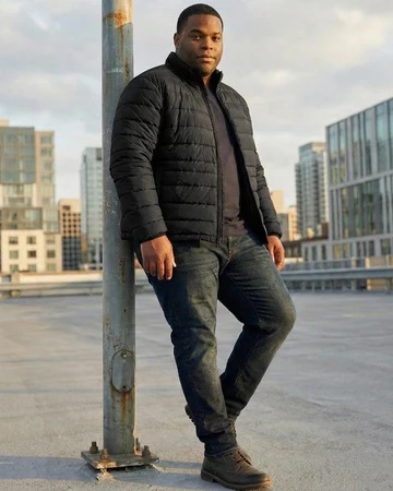 Big and Tall Packable Puffer Jacket