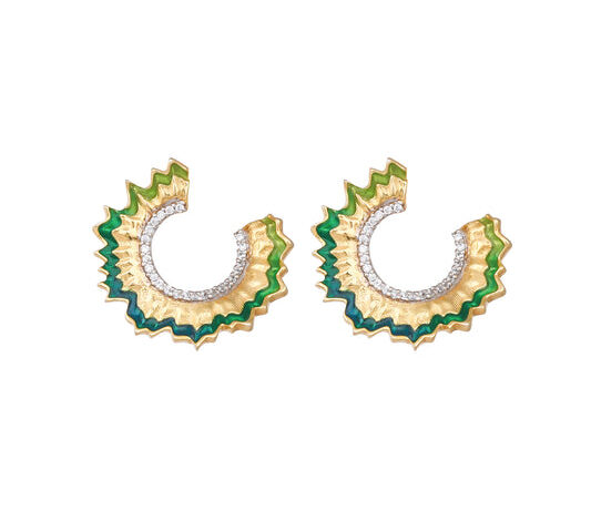 gold plated earrings for women