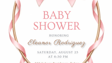 Unique Baby Shower Invitation Card