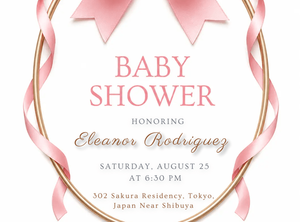 Unique Baby Shower Invitation Card
