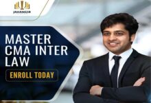 CMA Inter Law Online Classes