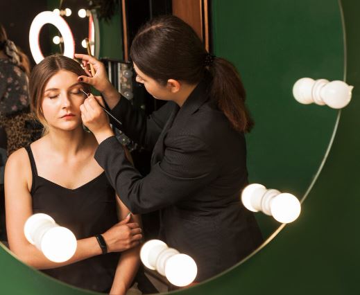 Cinematic makeup artist