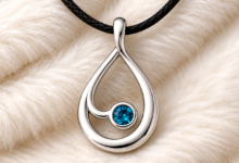 Silver Stone Nose Pin​