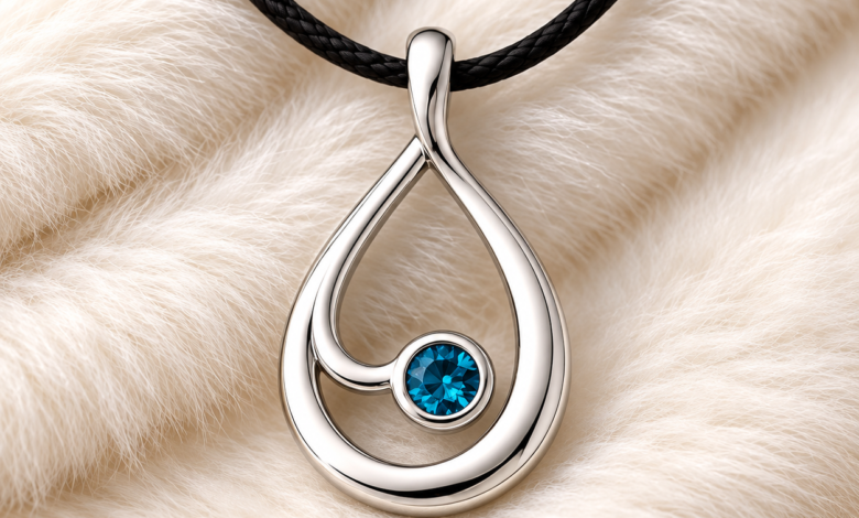 Silver Stone Nose Pin