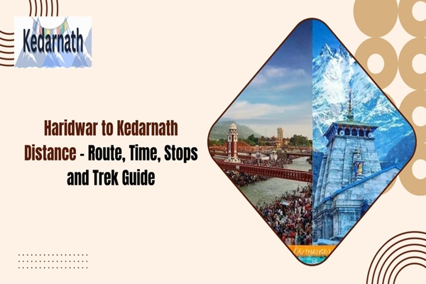 haridwar to kedarnath distance