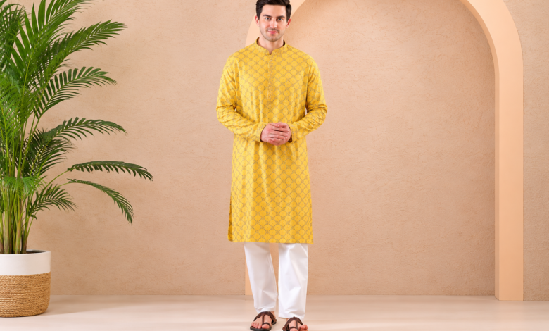 Mens Kurta Pajama Set Usa